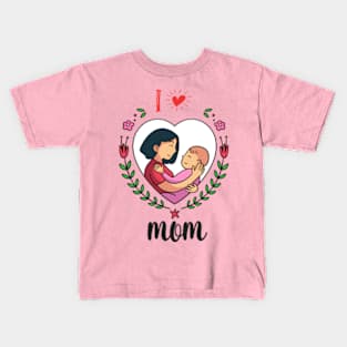 gift For  Women gift for mom,A shirt expressing a mother's love Kids T-Shirt